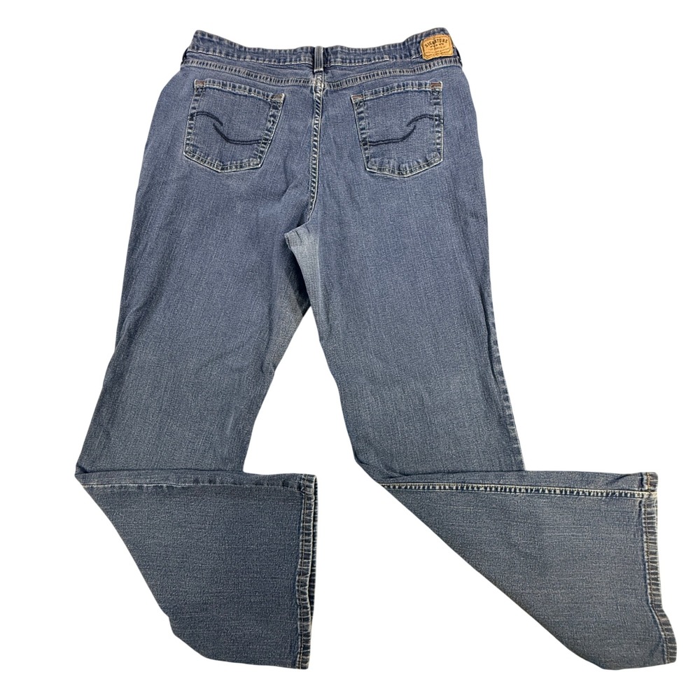 Signature by Levi Strauss Jeans Women 18 Medium Blue Bootcut Mid Rise Stretch - Picture 5 of 12